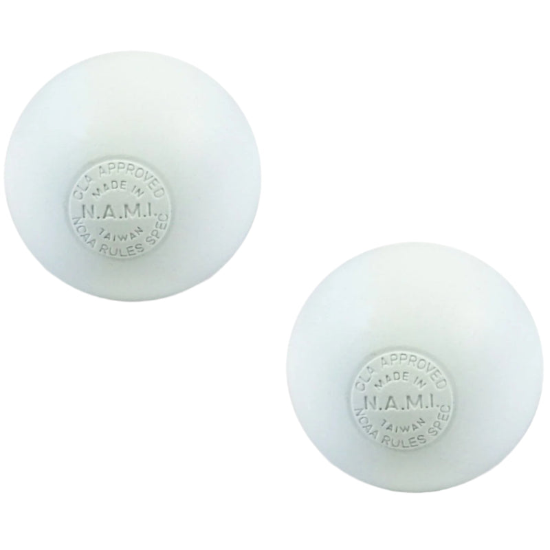 White Lacrosse Balls 2 Pack MaxPerformance Sports & More